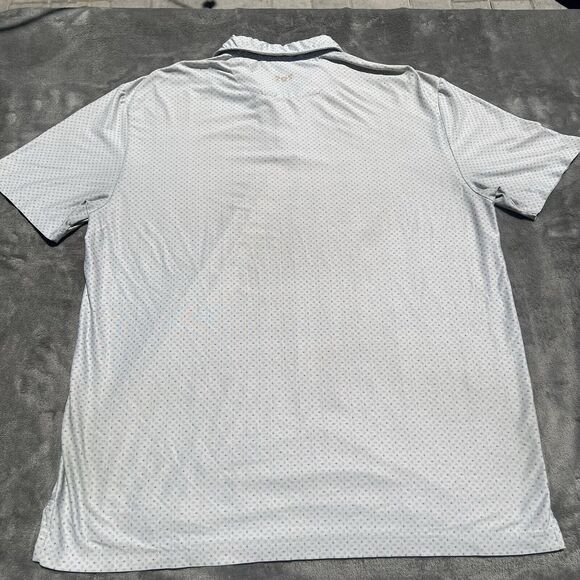 Hickey Freeman Polo Shirt Mens Large Gray Performance Short Sleeve Casual Golf - Picture 11 of 16